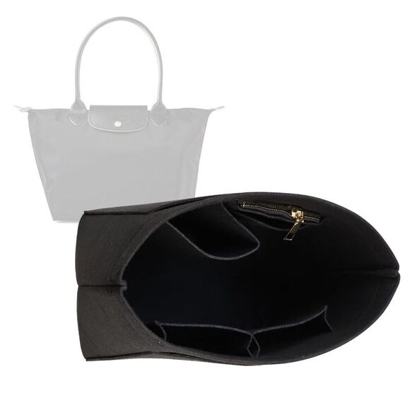Purse Organizer Insert for Le Pliage Handbags Insert Organizer- Felt Size Medium - Picture 2 of 8